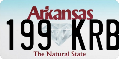 AR license plate 199KRB