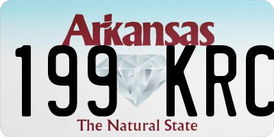 AR license plate 199KRC
