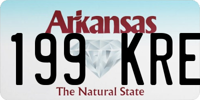 AR license plate 199KRE