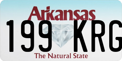 AR license plate 199KRG
