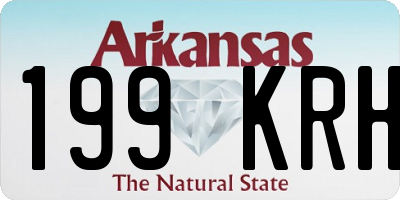 AR license plate 199KRH