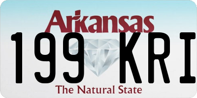 AR license plate 199KRI