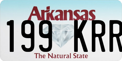 AR license plate 199KRR