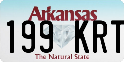 AR license plate 199KRT