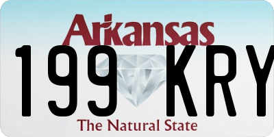 AR license plate 199KRY