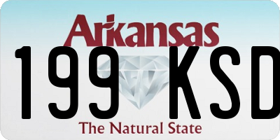 AR license plate 199KSD