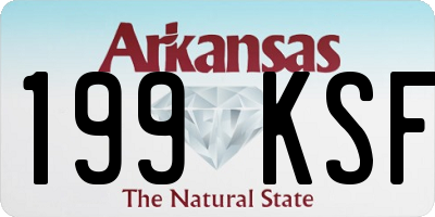 AR license plate 199KSF