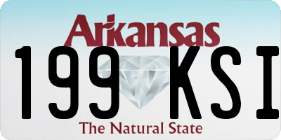 AR license plate 199KSI