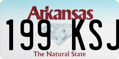 AR license plate 199KSJ