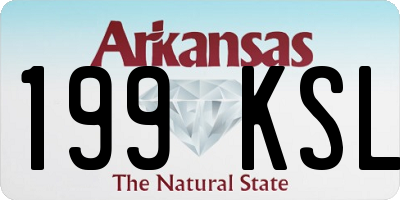 AR license plate 199KSL