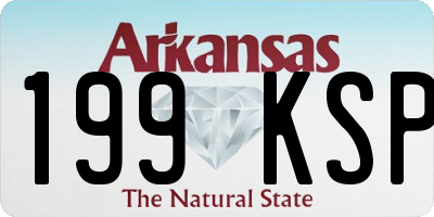 AR license plate 199KSP