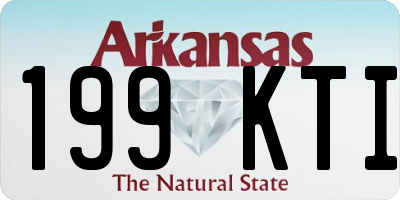 AR license plate 199KTI