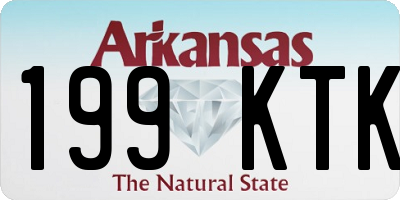 AR license plate 199KTK