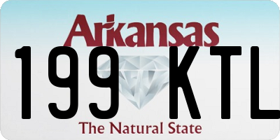 AR license plate 199KTL
