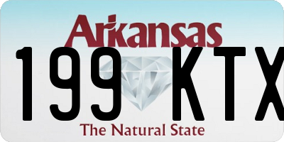 AR license plate 199KTX