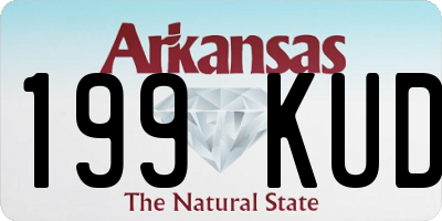 AR license plate 199KUD