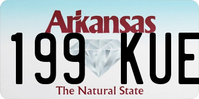 AR license plate 199KUE