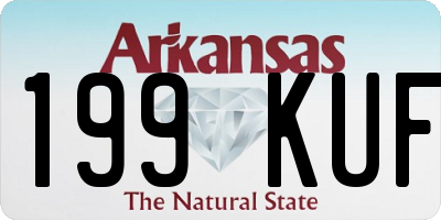 AR license plate 199KUF