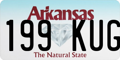 AR license plate 199KUG
