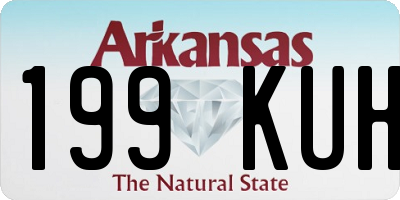 AR license plate 199KUH