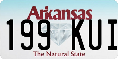 AR license plate 199KUI