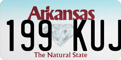 AR license plate 199KUJ