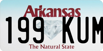 AR license plate 199KUM