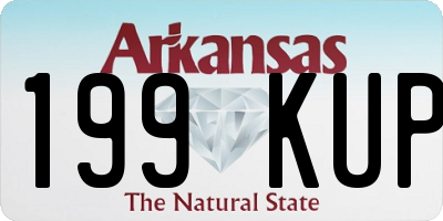AR license plate 199KUP
