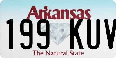 AR license plate 199KUV