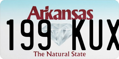 AR license plate 199KUX