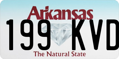 AR license plate 199KVD