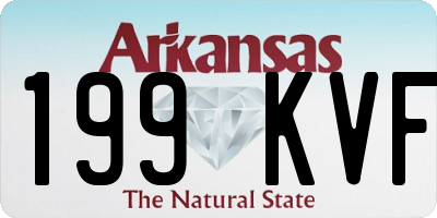 AR license plate 199KVF