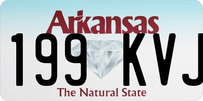 AR license plate 199KVJ