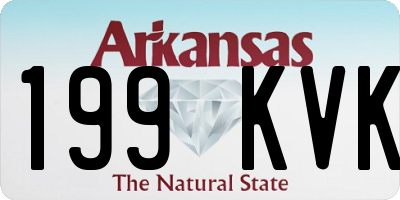 AR license plate 199KVK