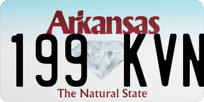 AR license plate 199KVN