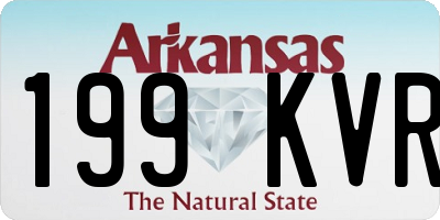 AR license plate 199KVR