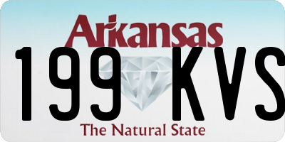 AR license plate 199KVS