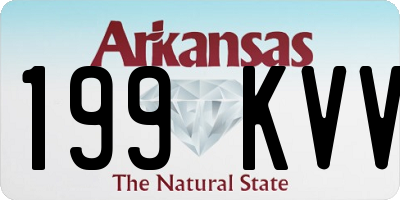 AR license plate 199KVV