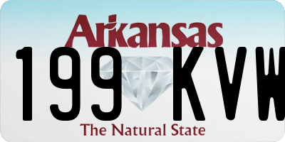 AR license plate 199KVW