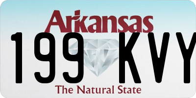 AR license plate 199KVY