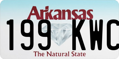 AR license plate 199KWC