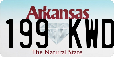 AR license plate 199KWD