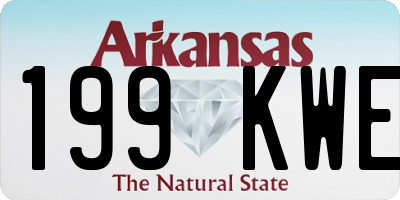 AR license plate 199KWE