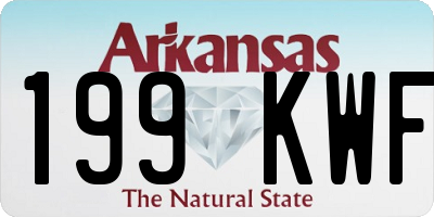 AR license plate 199KWF
