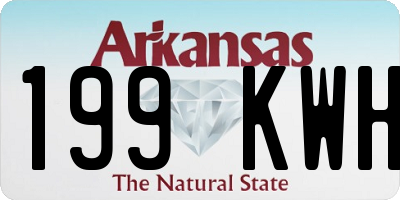 AR license plate 199KWH