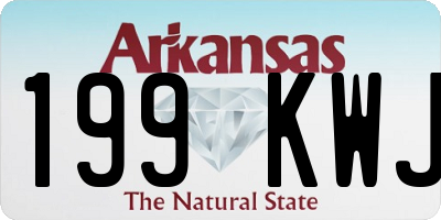 AR license plate 199KWJ