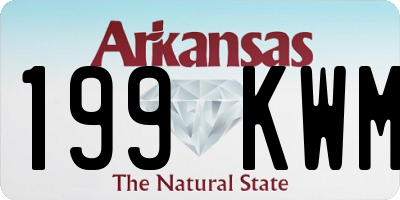 AR license plate 199KWM