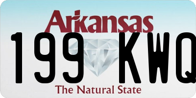 AR license plate 199KWQ