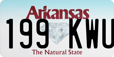 AR license plate 199KWU