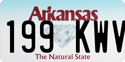 AR license plate 199KWV